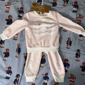 Pink Skeleton Baby Outfit